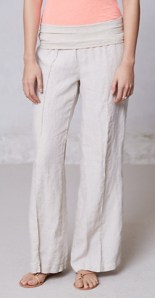 anthropologie linen loungers